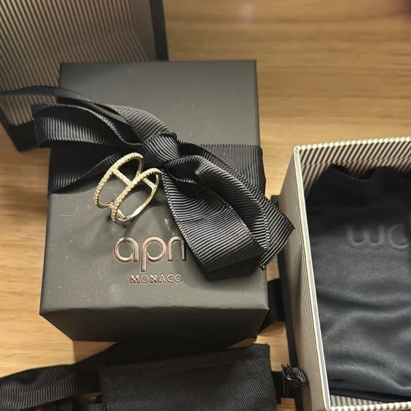 Apm Monaco DOUBLE LINE RING - Picture 3 of 7